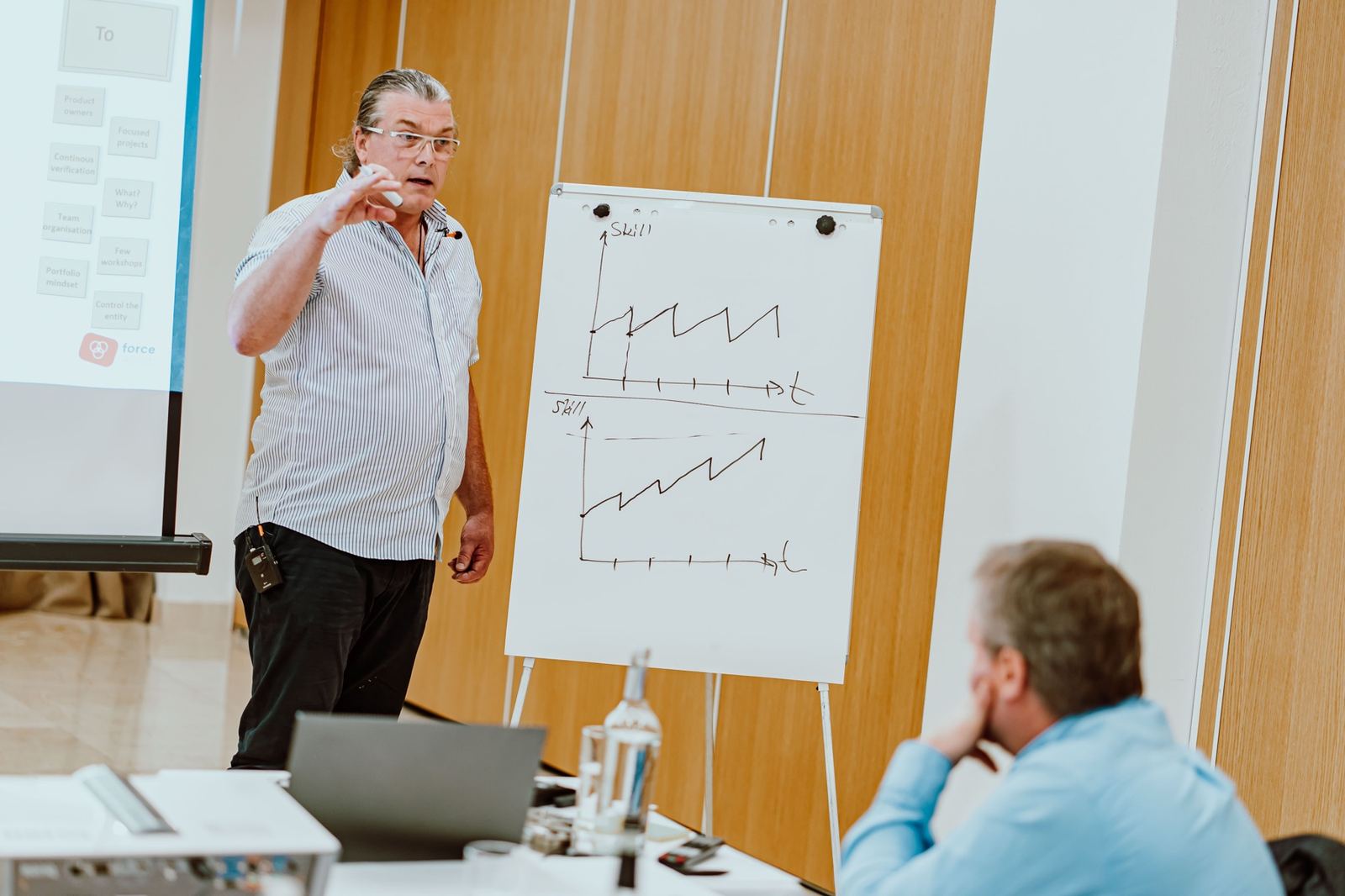Mats Jegebo facilitating a capability-building workshop