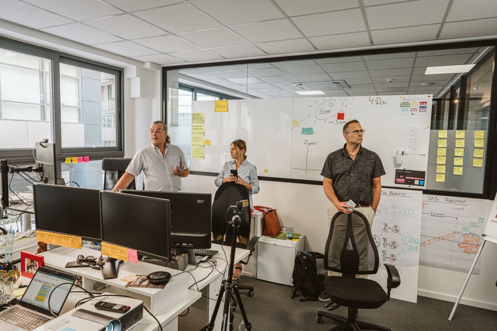WoW! Agile facilitating a team workshop at a client engagement